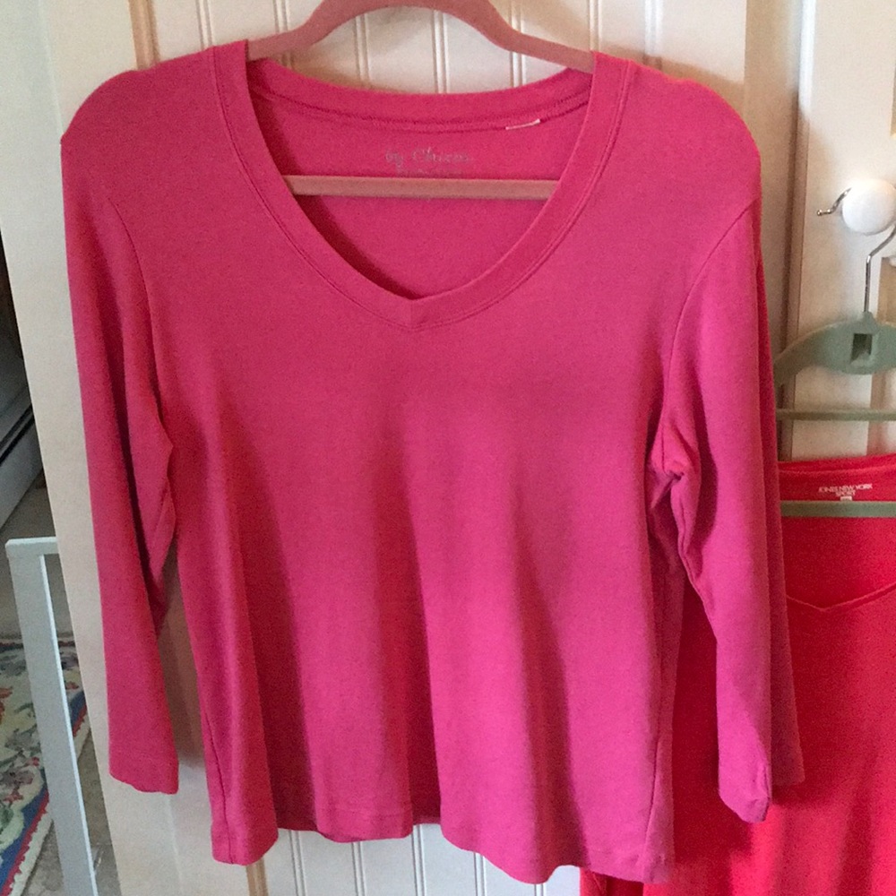 Chico’s v neck cotton top